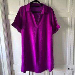 NWOT SSYS Shop Style Your Senses Dress Purple Magenta Large